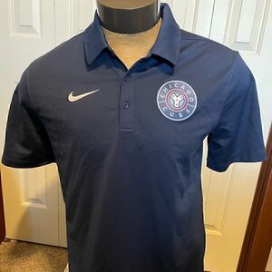 Nike DriFit Mens Large Wrigleyville Short Sleeve Polo